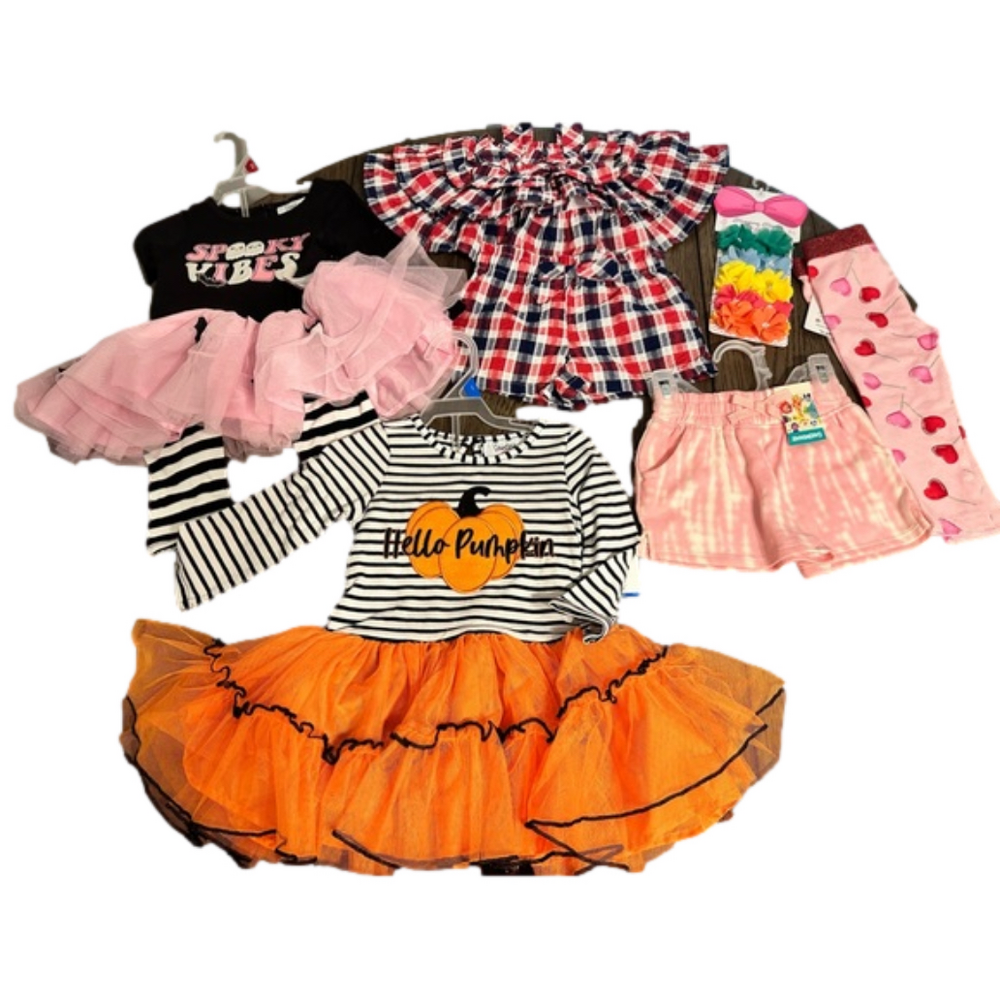 Cracker Barrel, Walmart, Sam’s Club baby girls clothing bundle lot